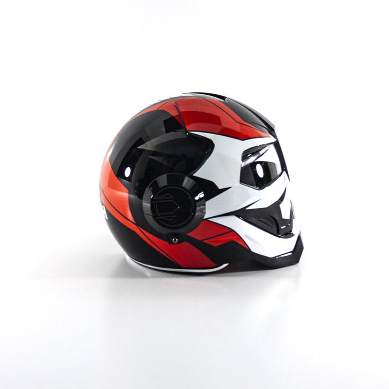 Casco de motocicleta Iron Man