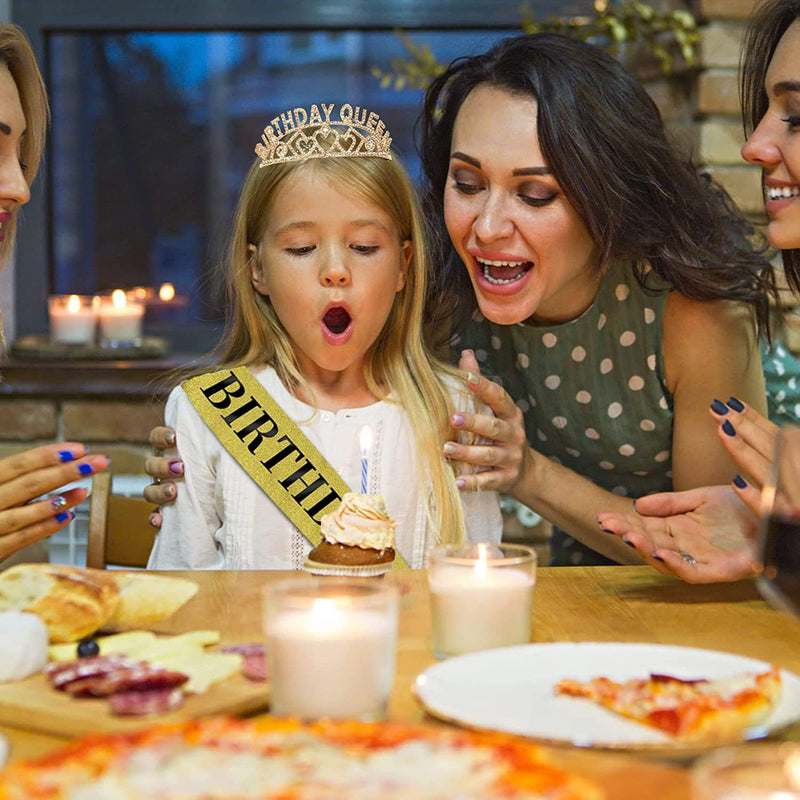 Kit de fiesta diadema más banda de cumpleaños