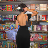 Vestido largo backless