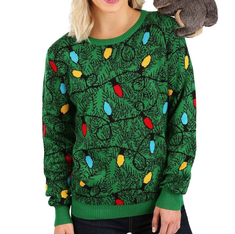 Ugly sweater de luces navideñas