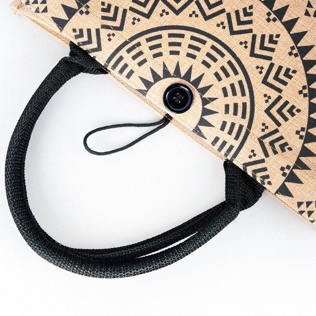 Bolso de mano con diseño mandalas