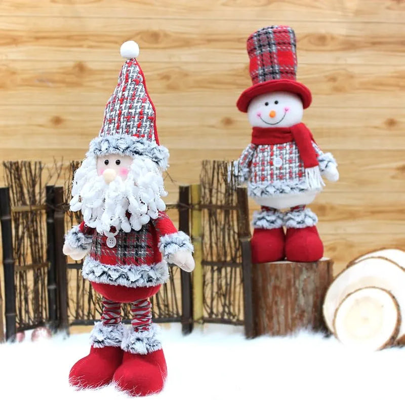 Gnomos navideños de Santa y Frosty pequeños