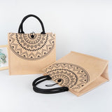 Bolso de mano con diseño mandalas