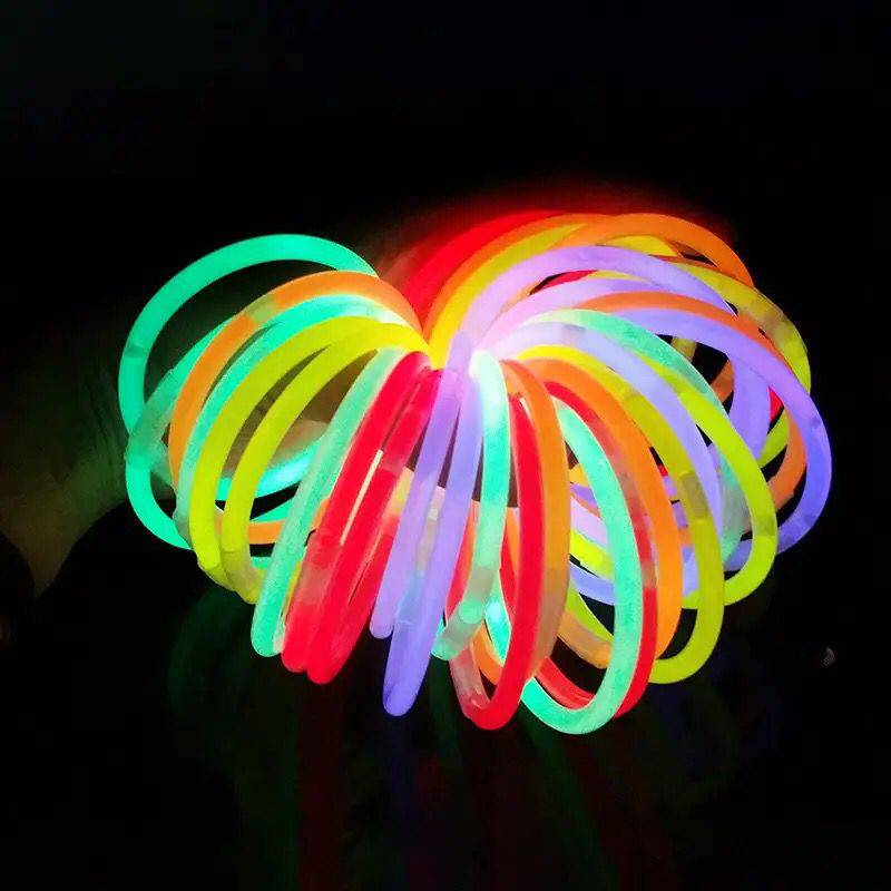 50 Pulseras glow stick luminosa para fiestas