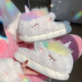 Pantuflas de unicornio