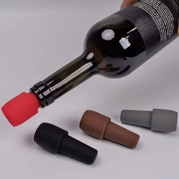 Tapa de silicona para botella de vino