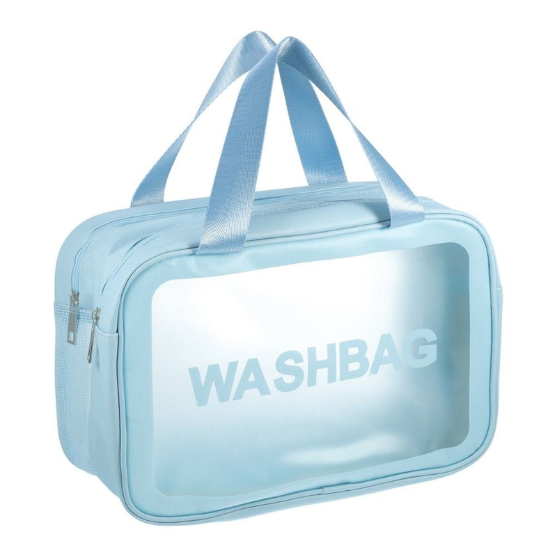 Cosmetiquera impermeable de doble bolsa