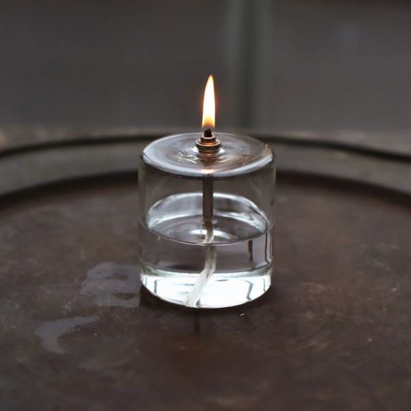 Lámpara de aceite de vidrio