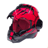 Casco de motocicleta Iron Man