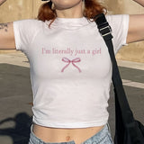 T-shirt "I,m  literally  just a girl"