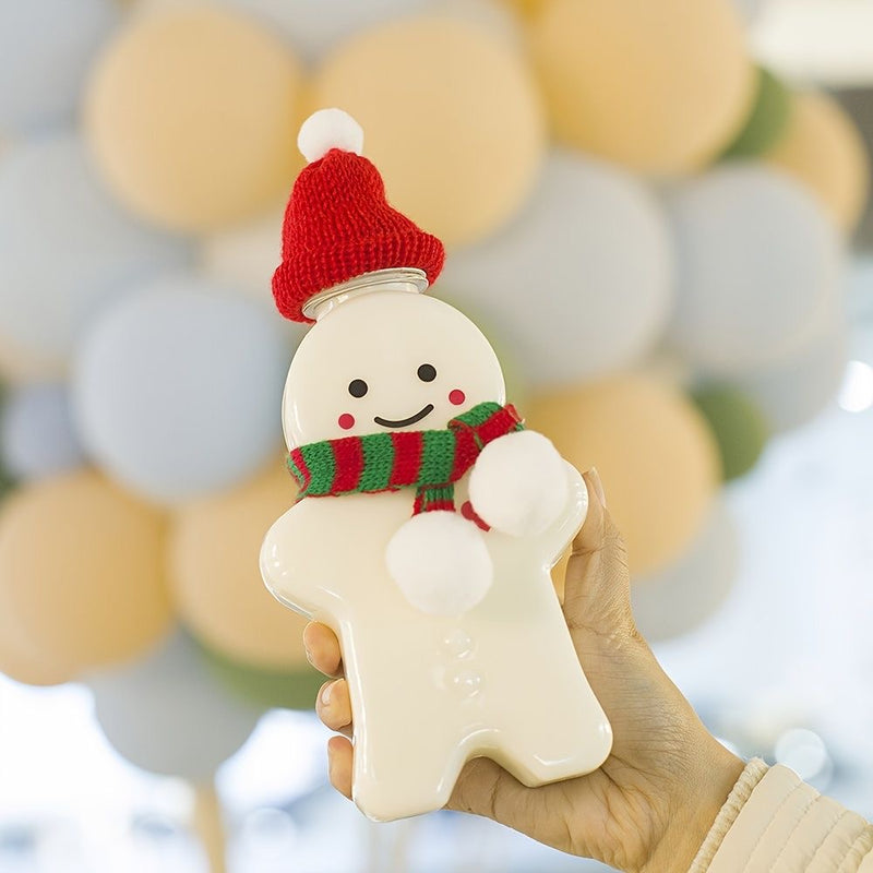 Botella Navideña con forma de galleta