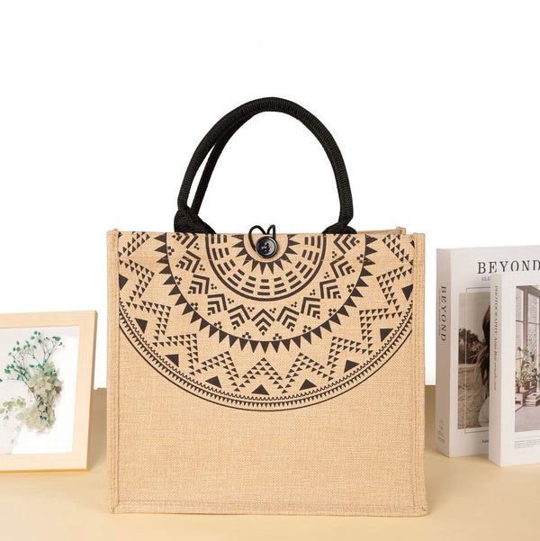 Bolso de mano con diseño mandalas