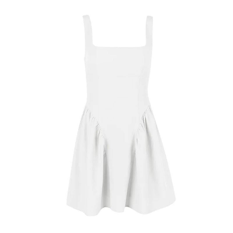 Vestido mini blanco