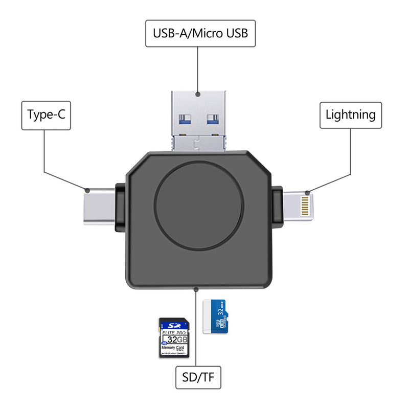 Adaptador de teléfono 4 en 1