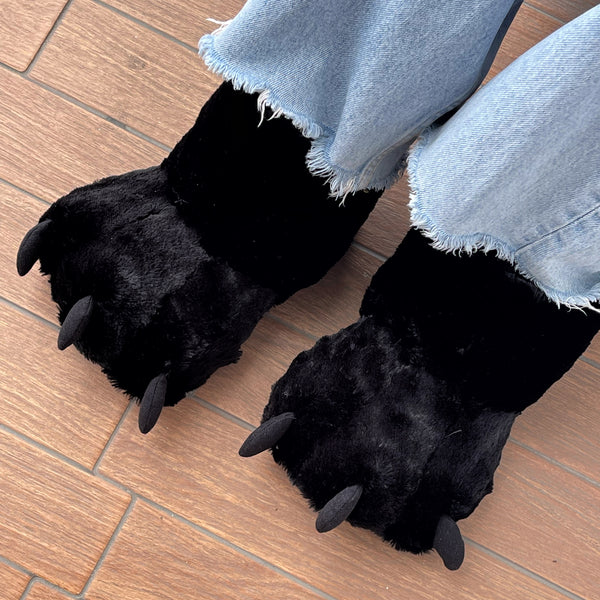 Pantuflas de garra negras