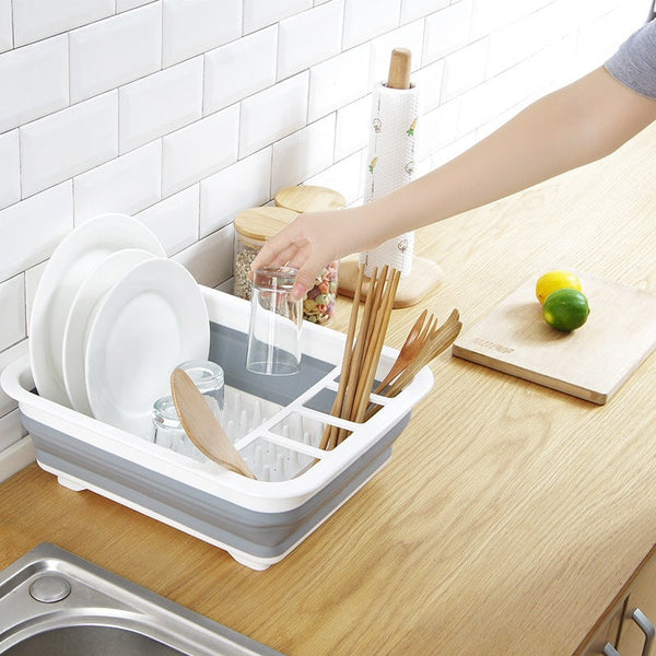 Organizador plegable de cocina multifuncional