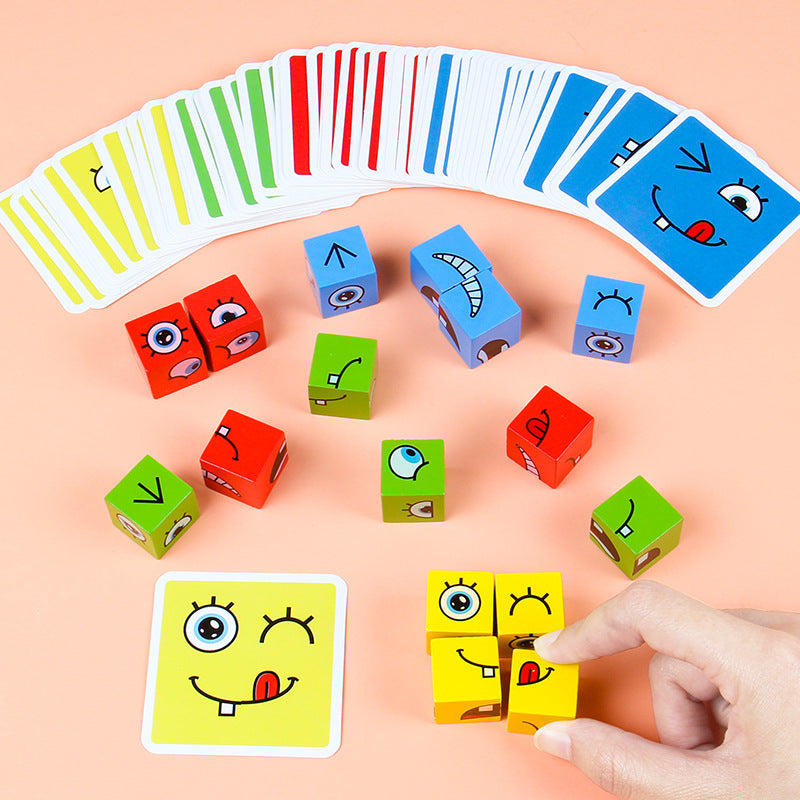 Juego de caras  para niños