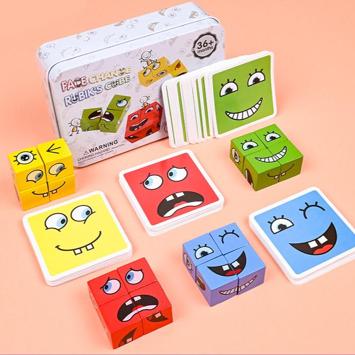 Juego de caras  para niños