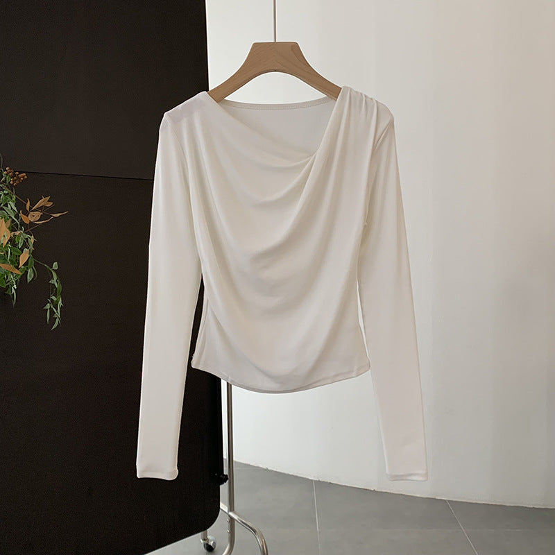 Blusa de cuello fruncido