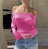 Blusa sexy semitransparente