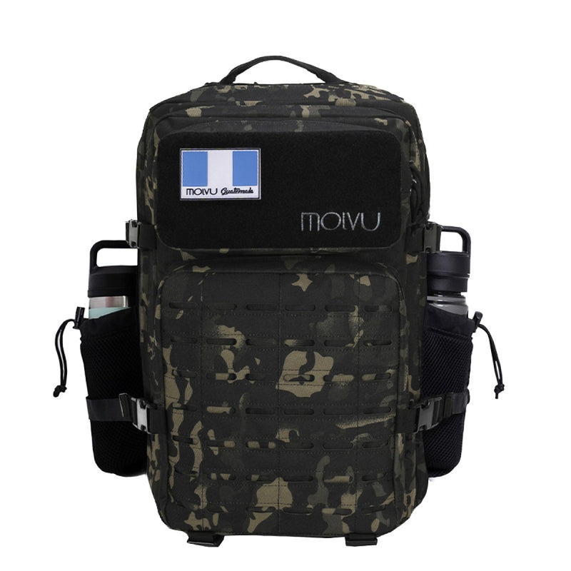 Mochila Roca Negro Camo Molvu